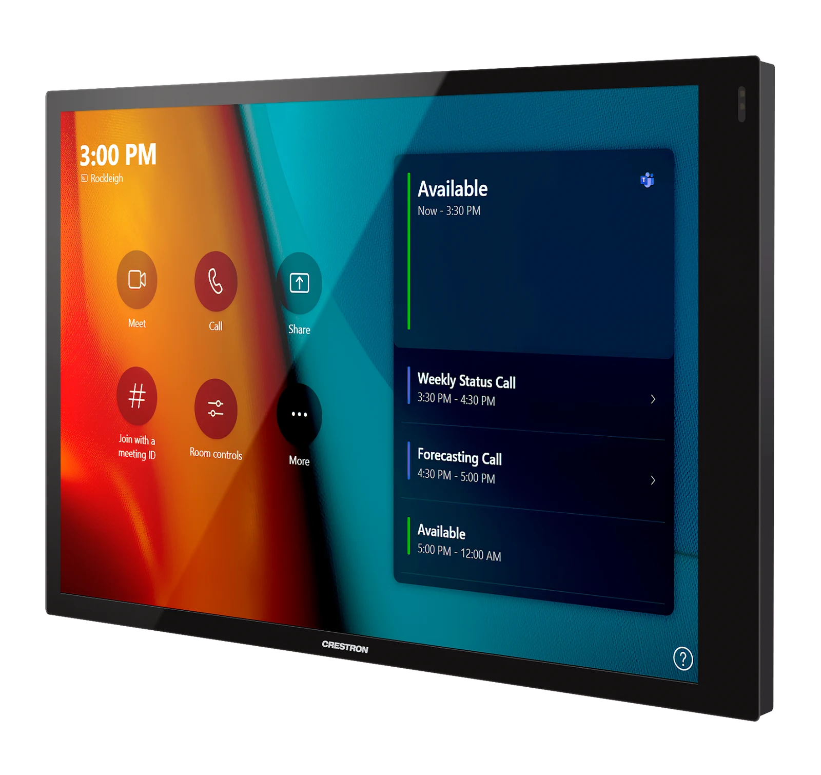 Crestron touch panel